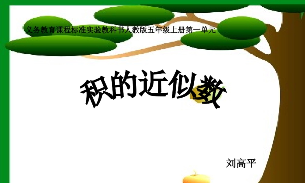 积的近似数课件