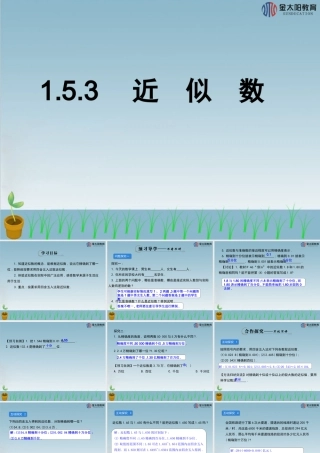 《近似数》导学案
