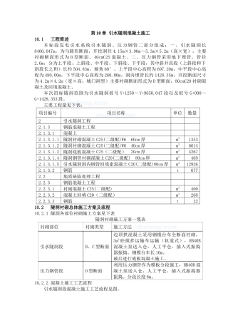 第10章 引水隧洞混凝土施工_secret