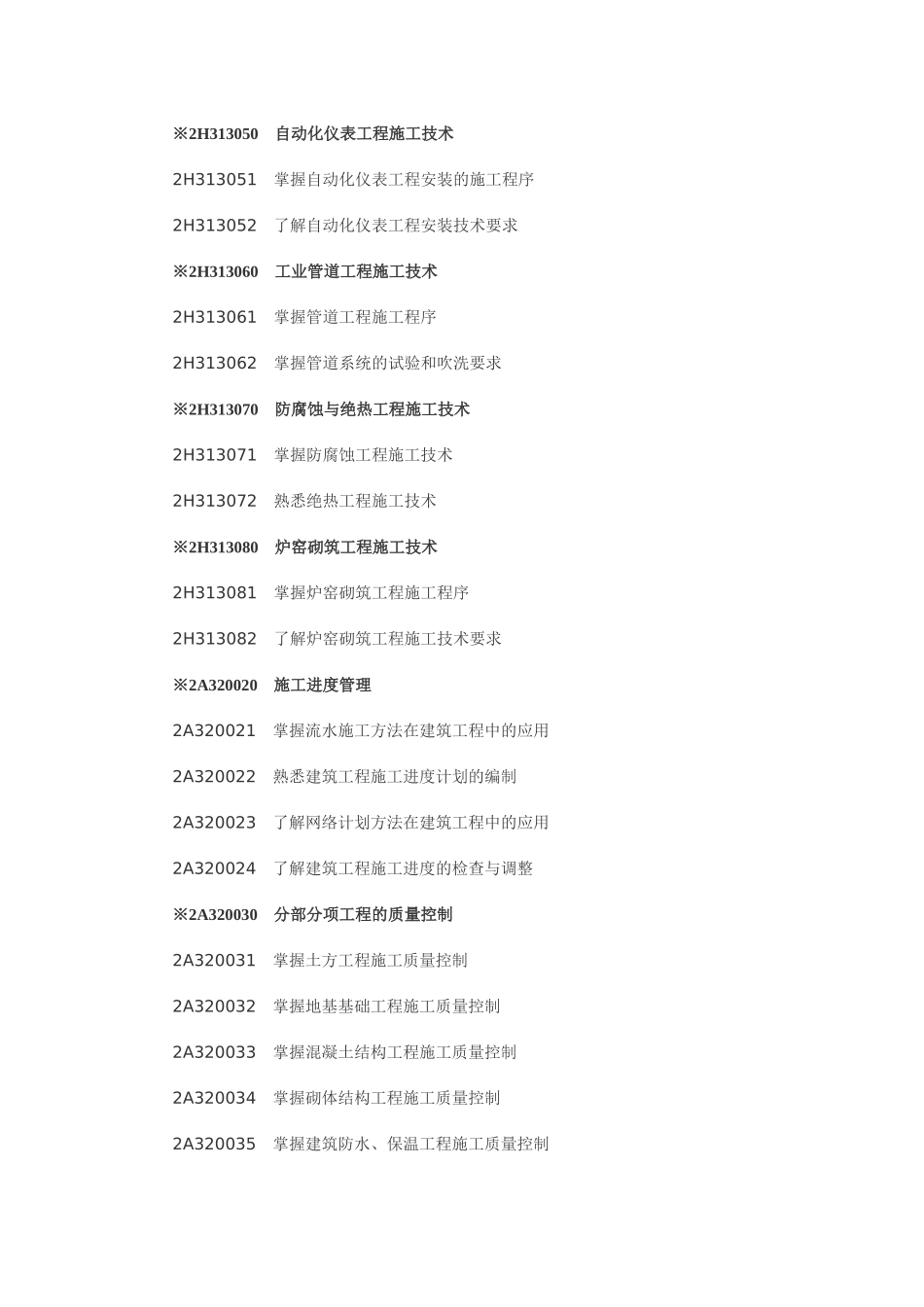 《专业工程管理与实务》考试大纲(完整版)_第3页