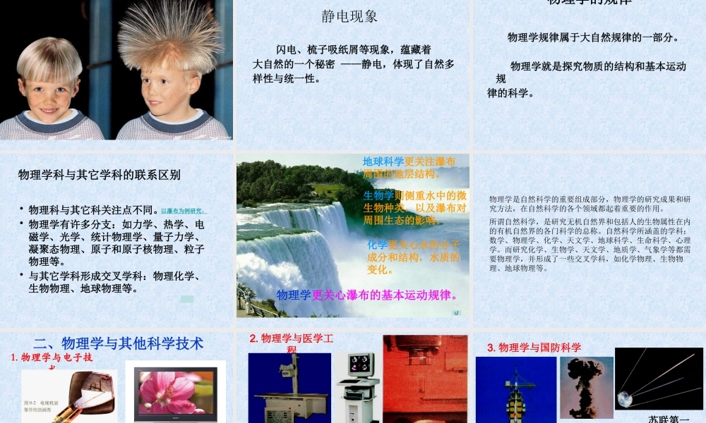 高中物理第一课