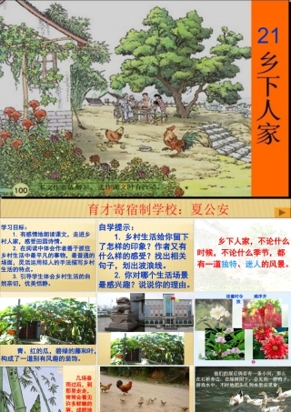 《乡下人家》PPT课件