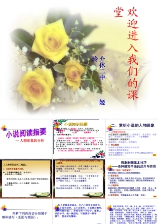 中考小说阅读专题