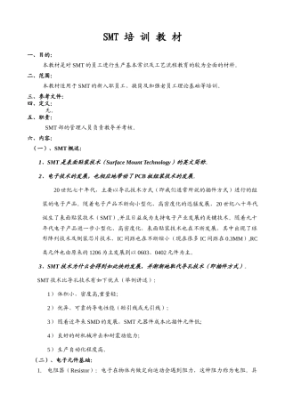 SMT培训教材