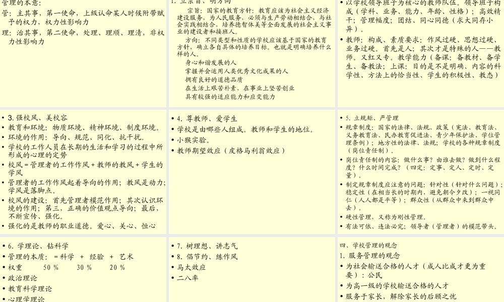 学校管理的若干问题（新）