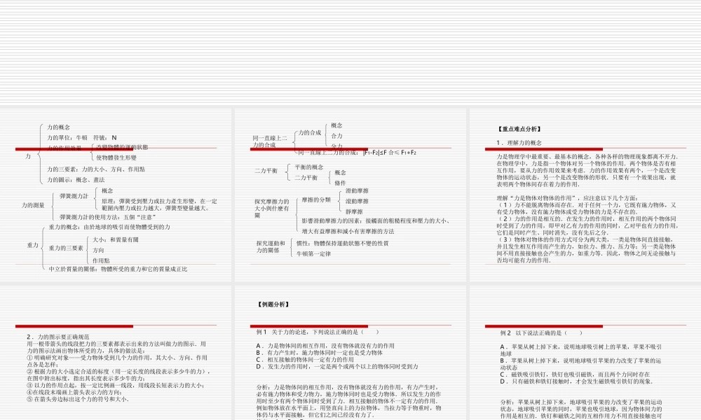物理北师大版八年级下册第七章课件