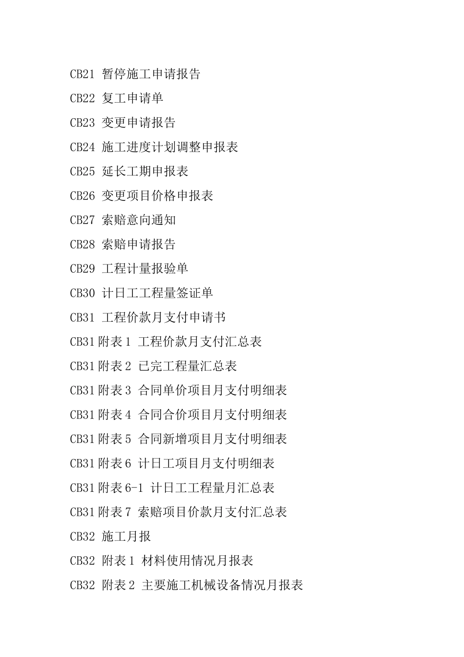 水利工程施工企业用表_第2页