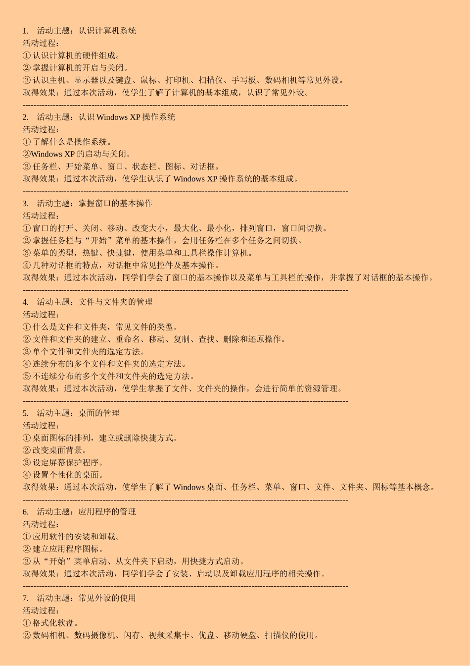 信息技术兴趣小组活动记录·上_第1页