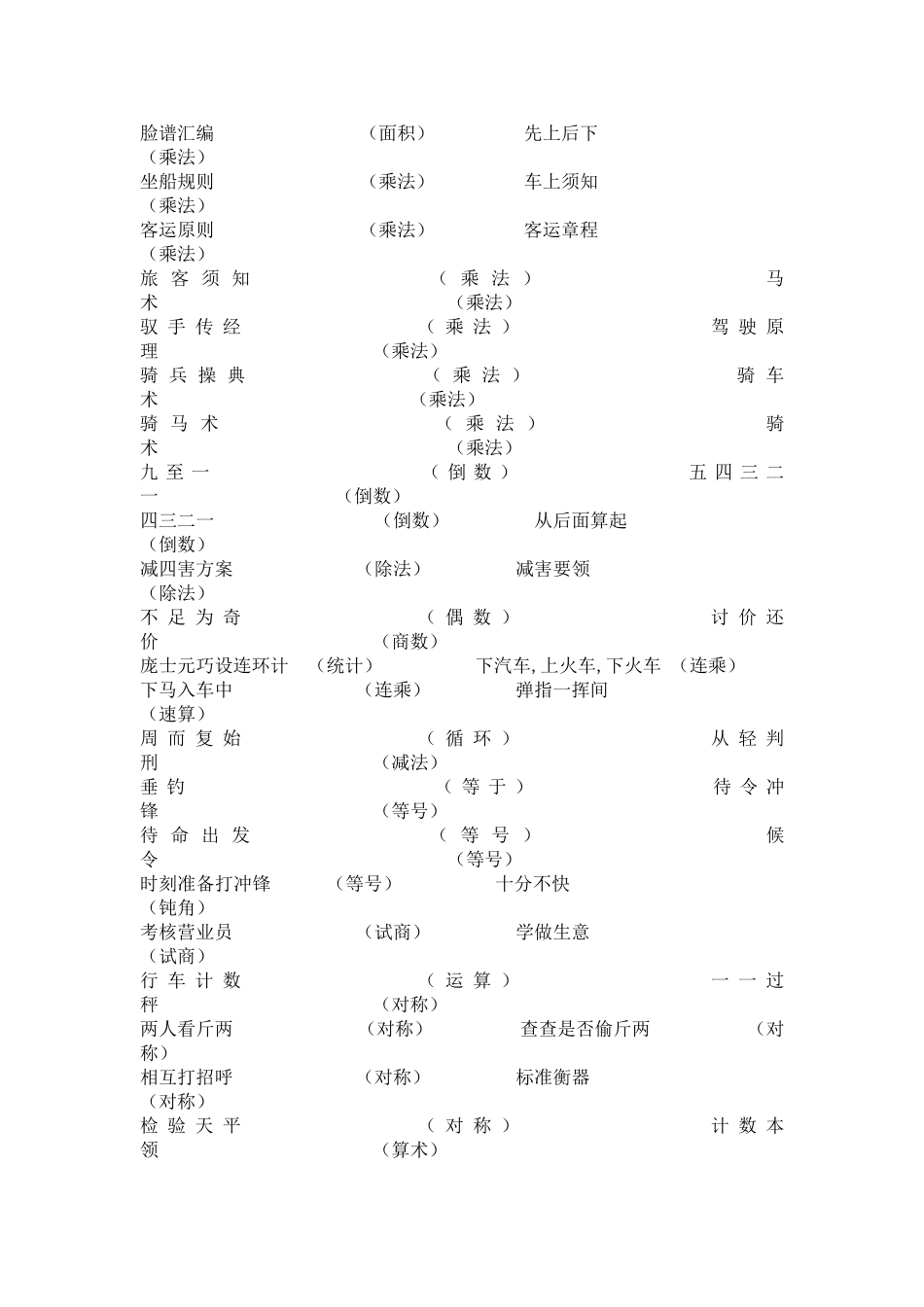 趣味数学—谜语_第2页