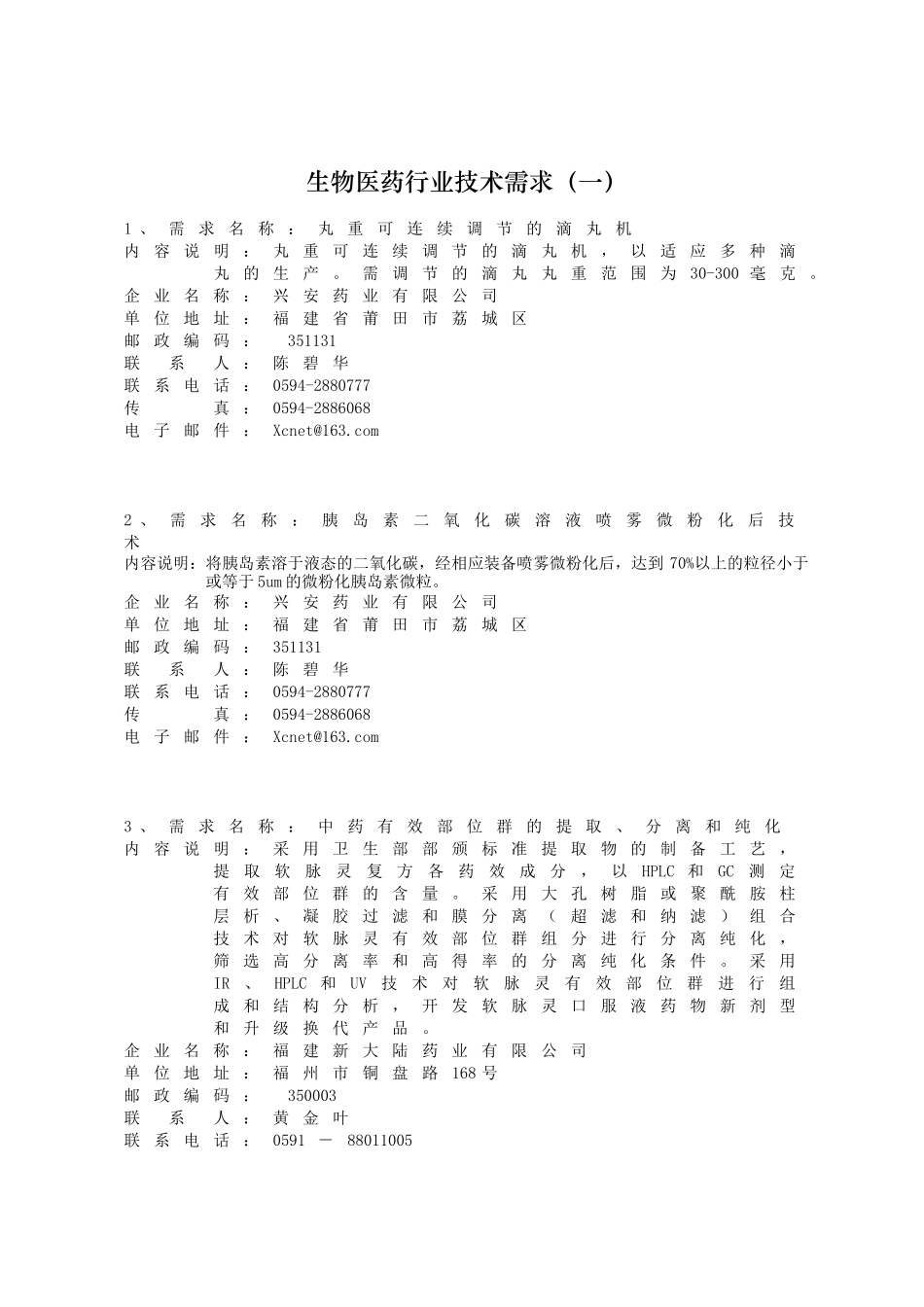生物医药技术需求_第1页