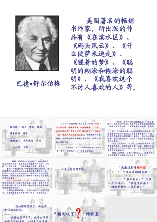 《精彩极了和糟糕透了》课件