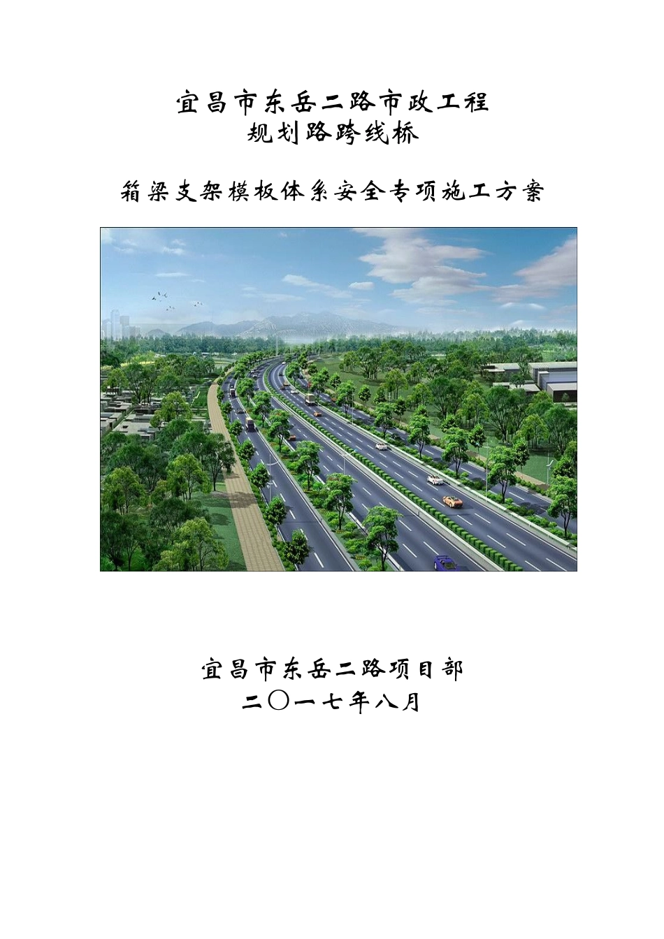 桥支架模板体系安全专项施工方案_第1页