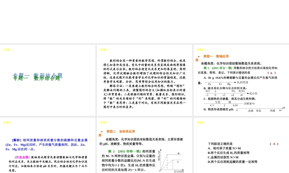 中考化学复习方案课件：目录·能力提升