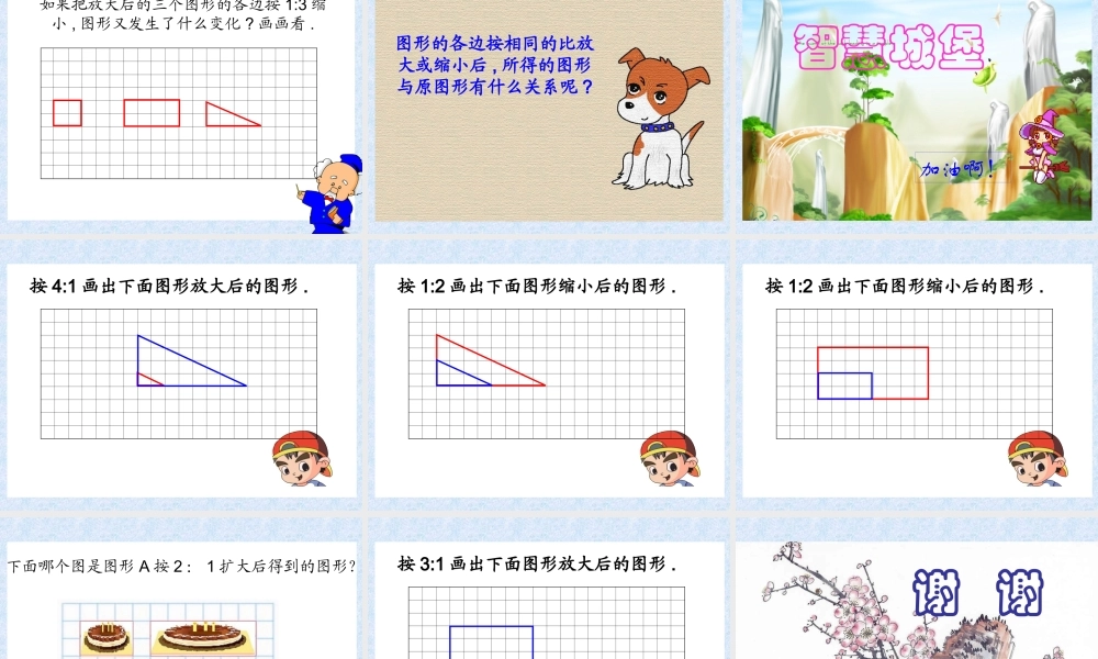 六年级图形的放大和缩小