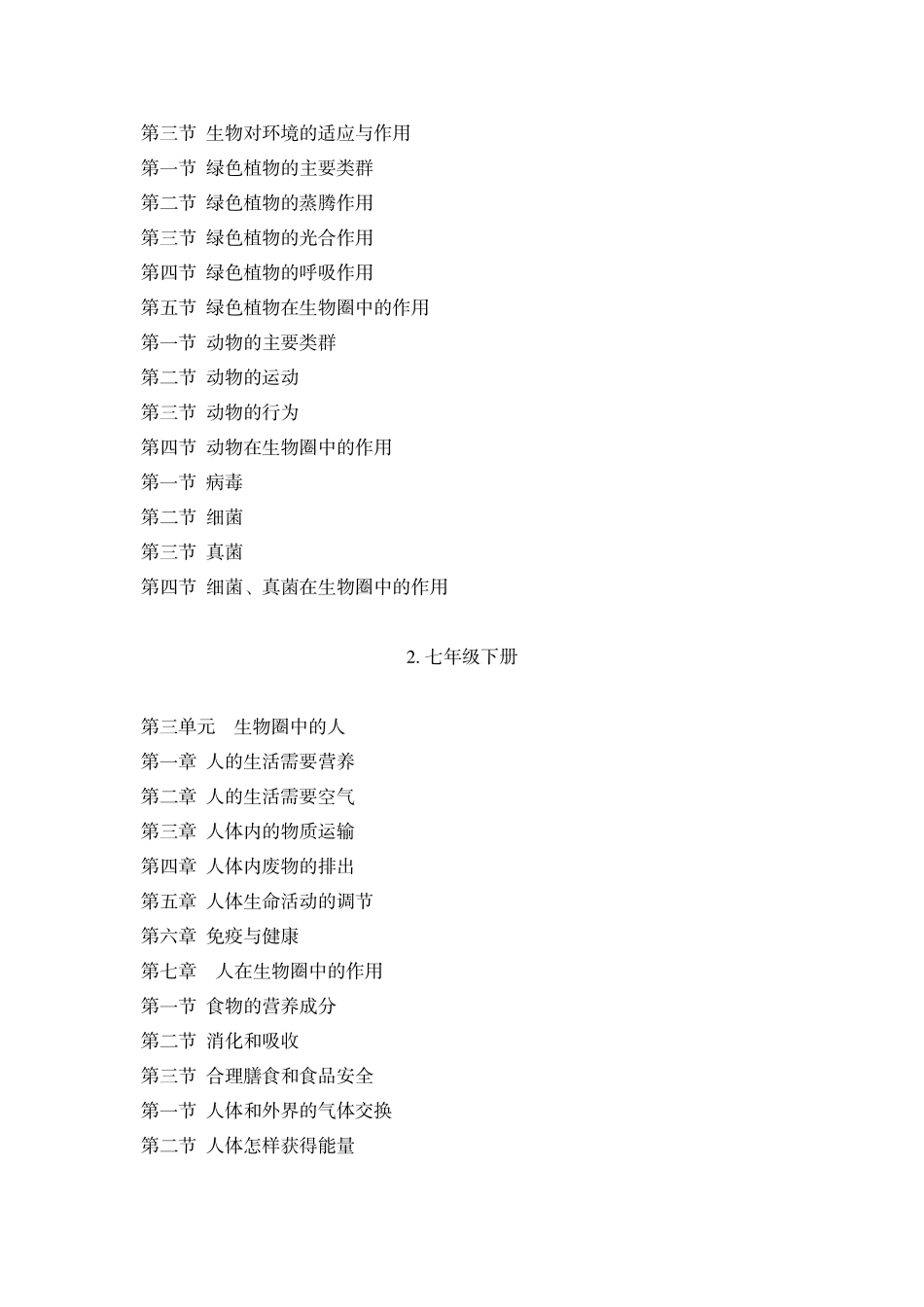 济南版《生物学》教科书总体介绍_第2页