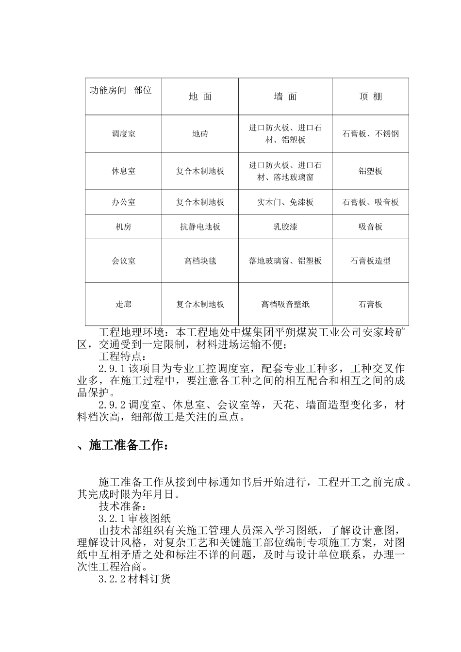 装饰工程施工组织方案(DOC16页)_第2页