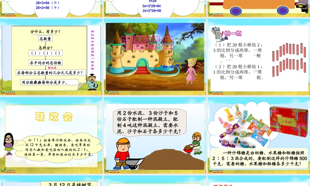 北师大版数学六年级上册《比的应用》