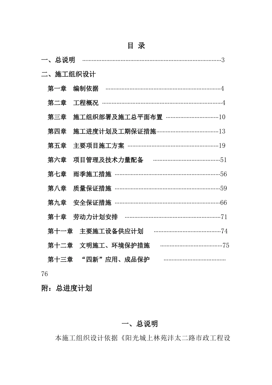 某路市政工程施工组织设计_第2页