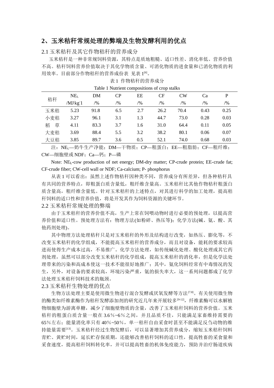 玉米秸秆生物发酵饲料的研究进展_第2页