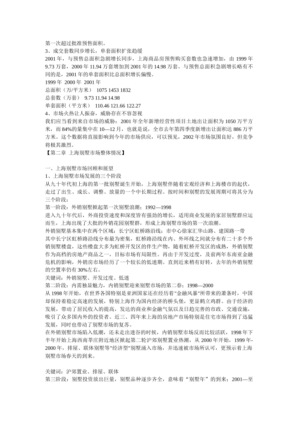 【房地产精品文档】上海某经典别墅项目策划_第2页
