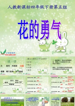 《花的勇气》PPT课件之二
