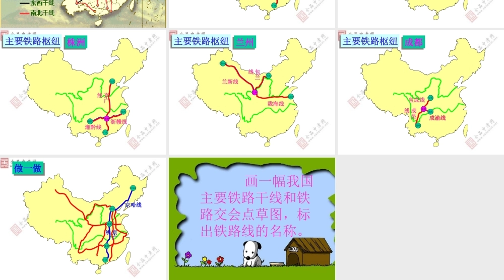 地理：湘教版八年级下册第一章第四节_交通运输业(课件)