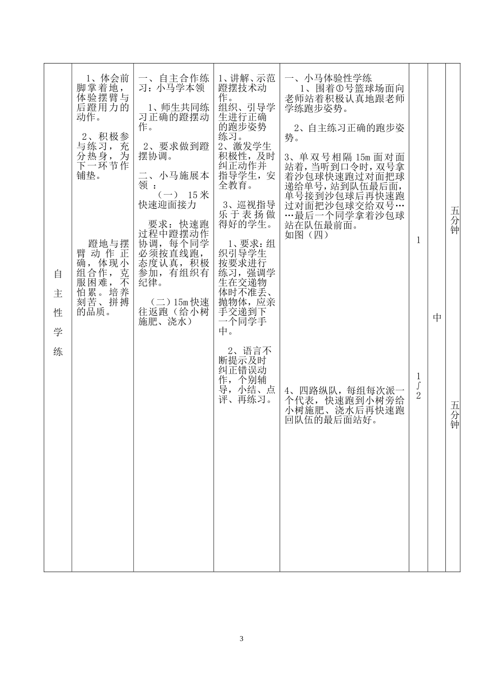 《小马快快跑》教案_第3页