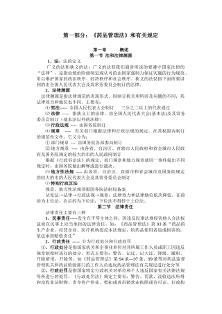 药品监管讲义