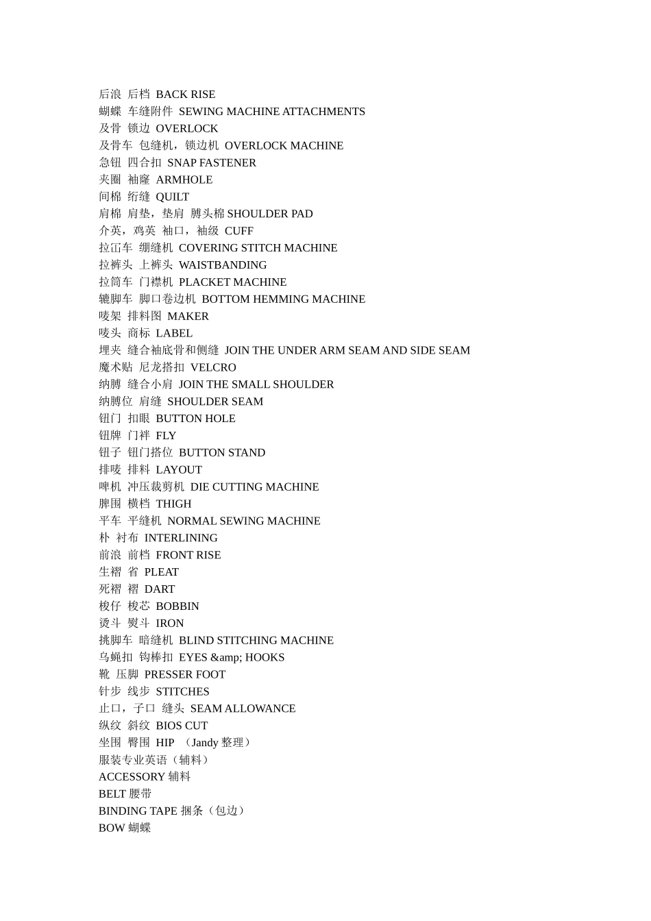 服装外贸英语_第2页