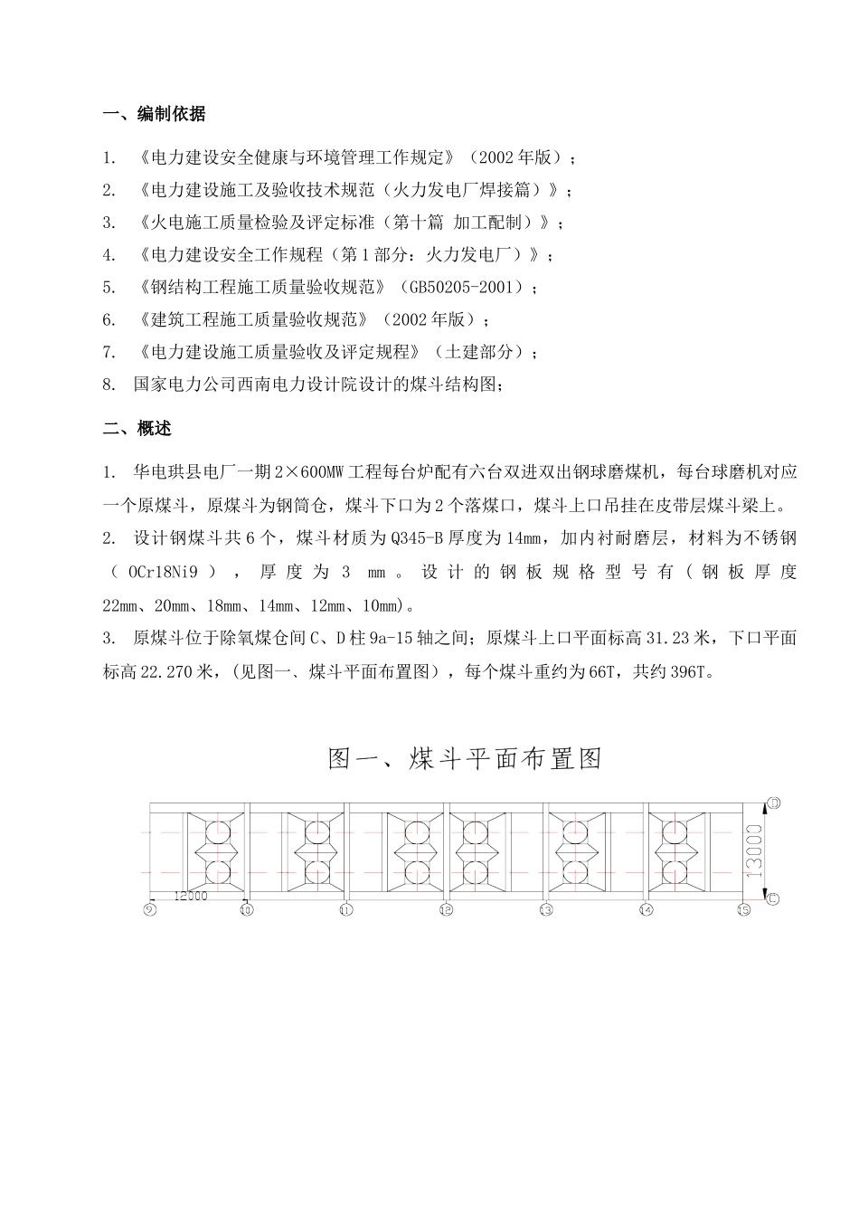 2#主厂房钢煤斗吊装作业指导书_第2页