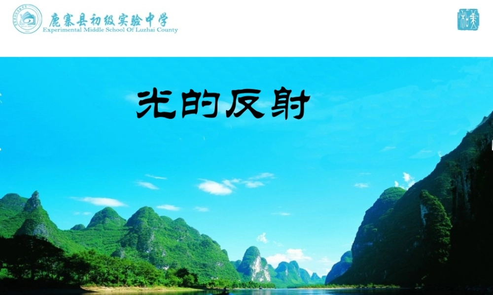 初二物理光的反射