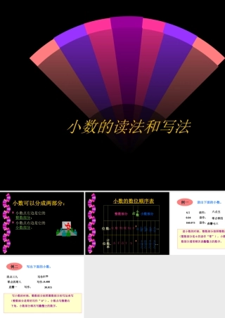 小数的读法和写法二