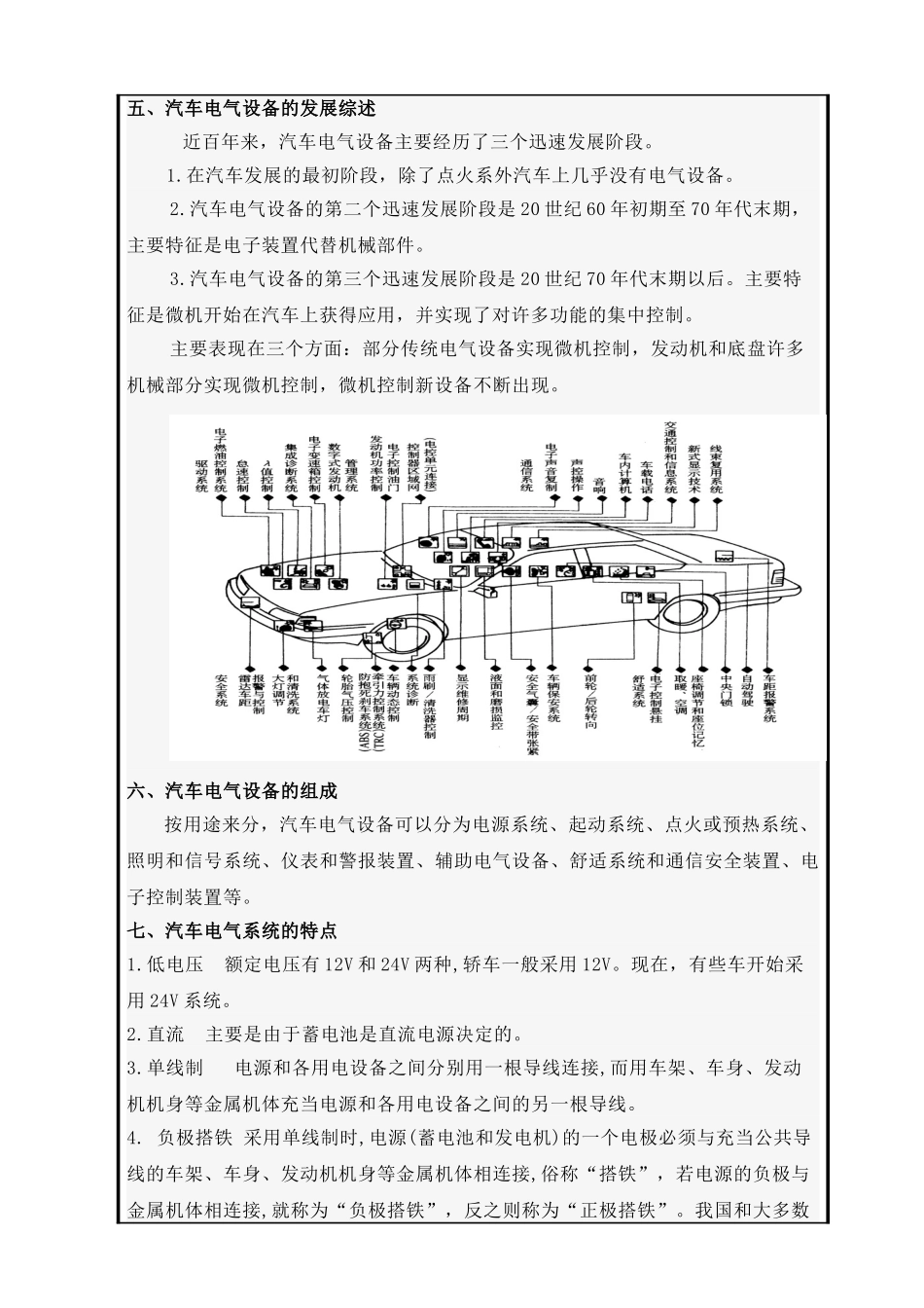 《汽车电器》教案(DOC91页)_第2页