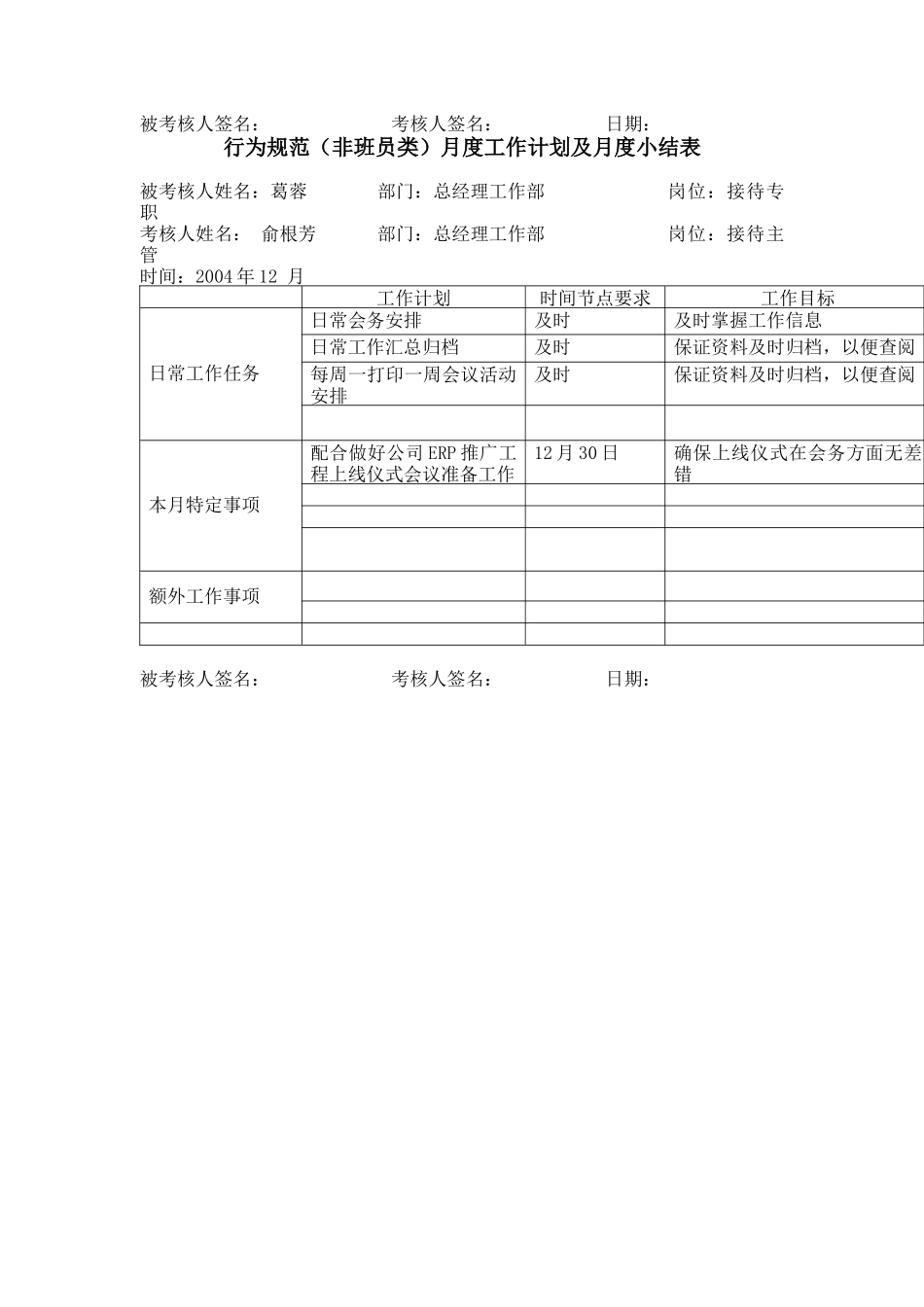 上海市电力公司市区供电公司接待专职行为规范考评表_第3页