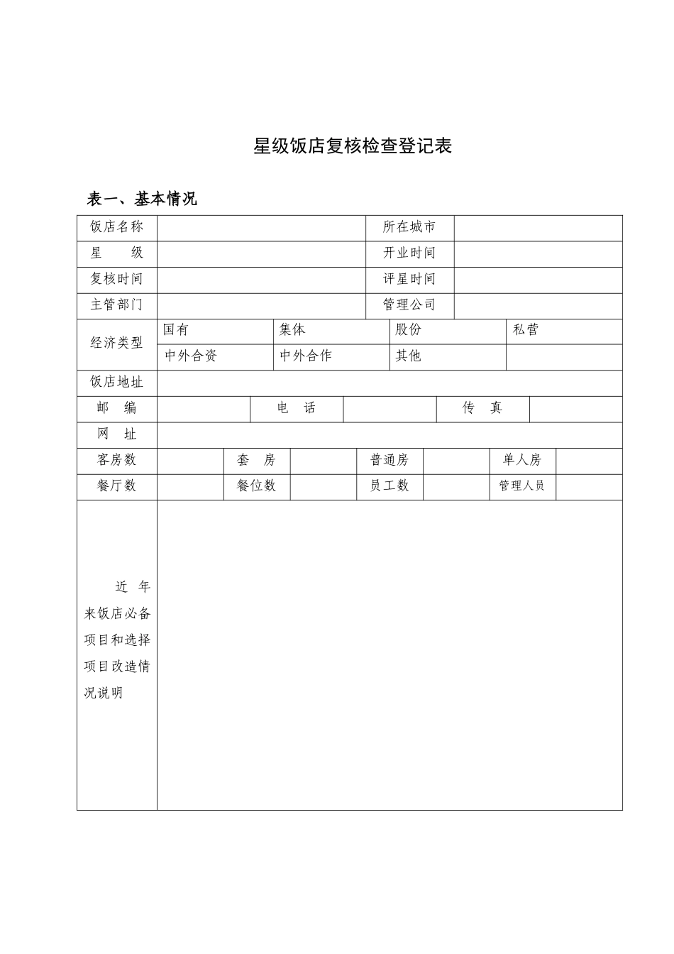 关于开展XXXX年度旅游星级饭店评定性复核_第2页
