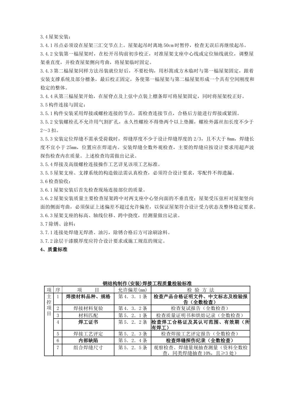 02 钢屋架安装分项工程质量管理_第2页