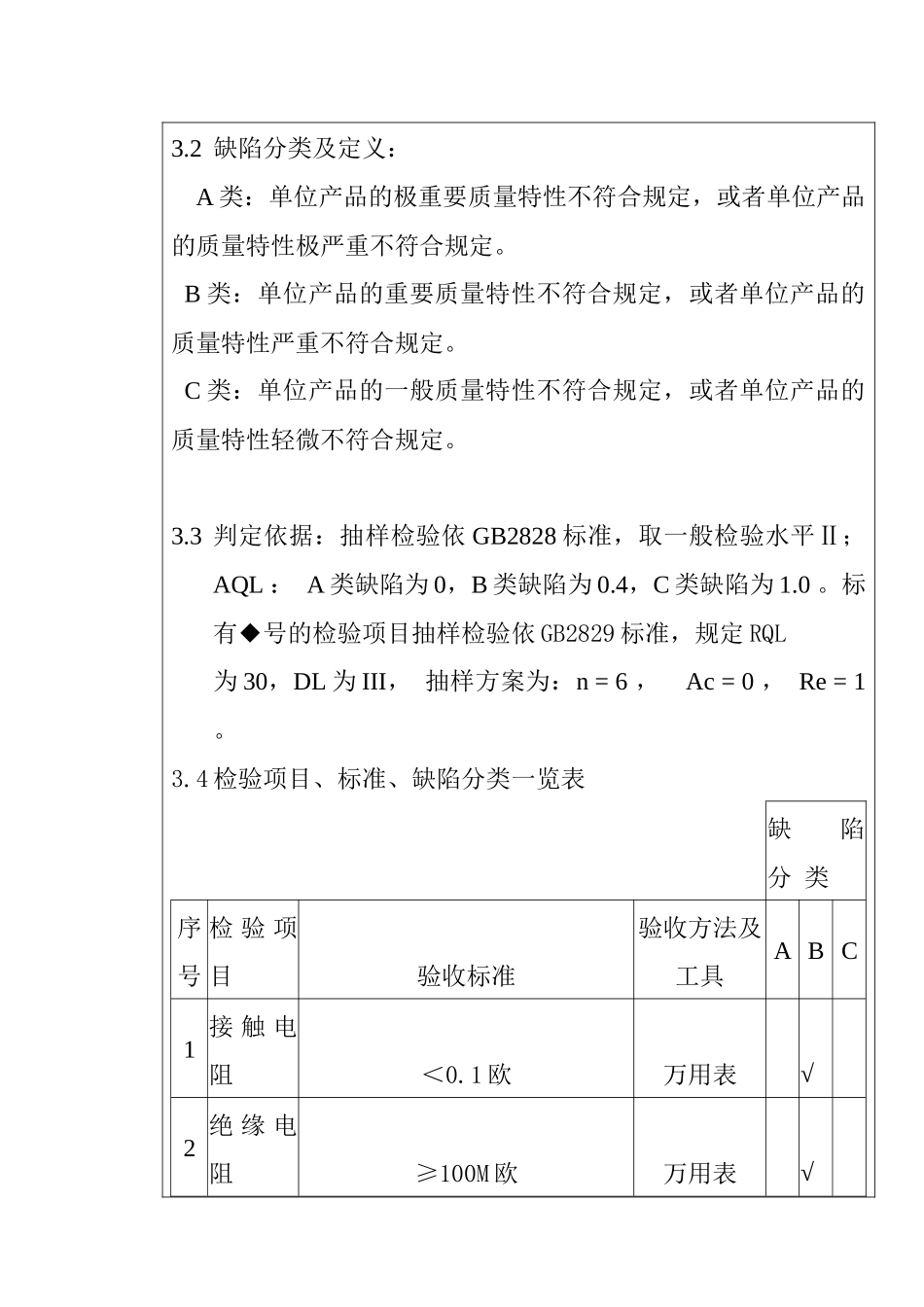 某电子公司进货检验规作业指导书（表贴按键）_第2页