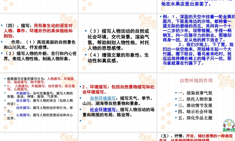 五种表达方式及区分