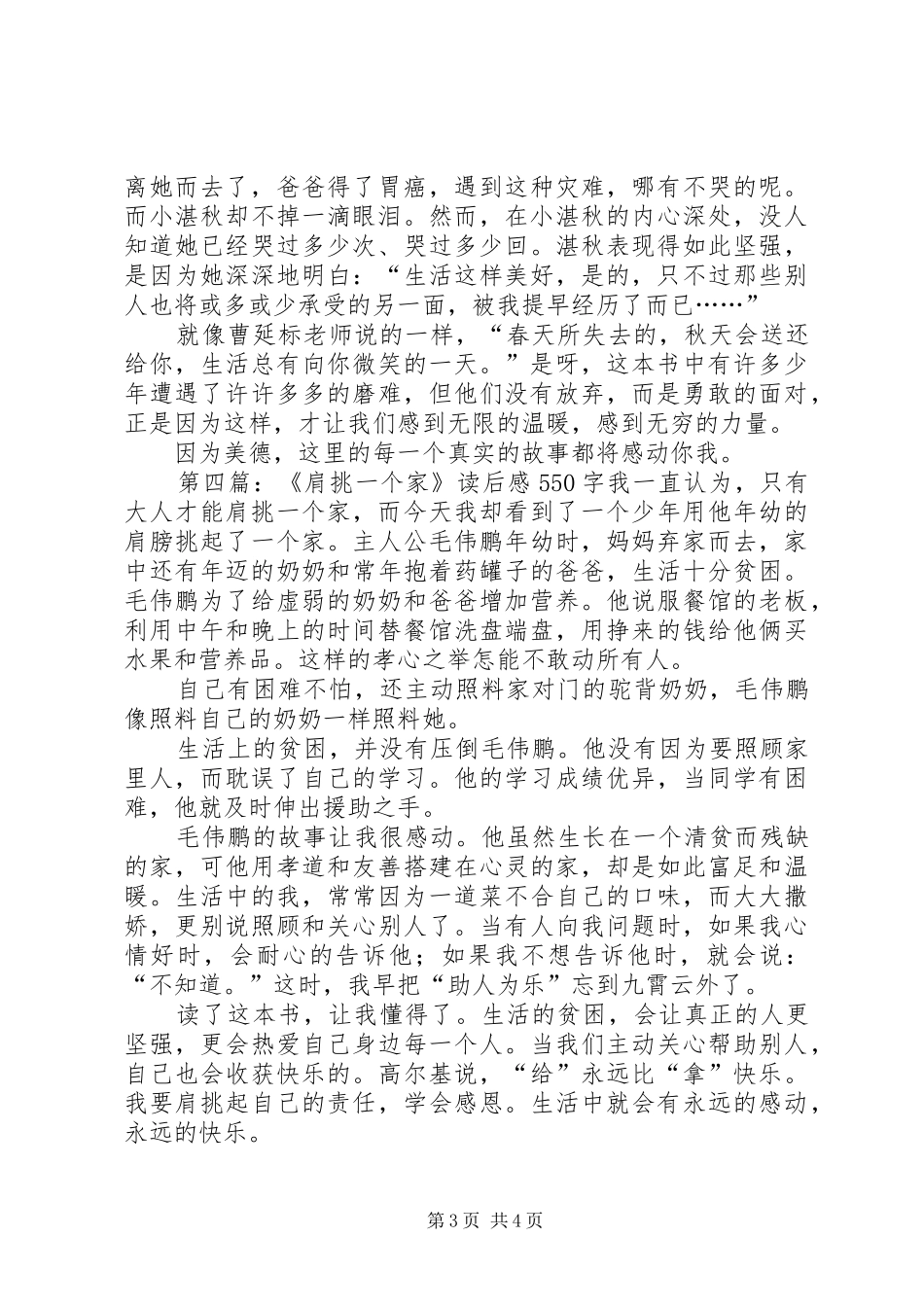 《肩挑一个家》读后感_第3页