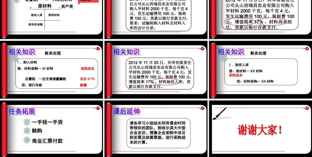 采购业务的核算