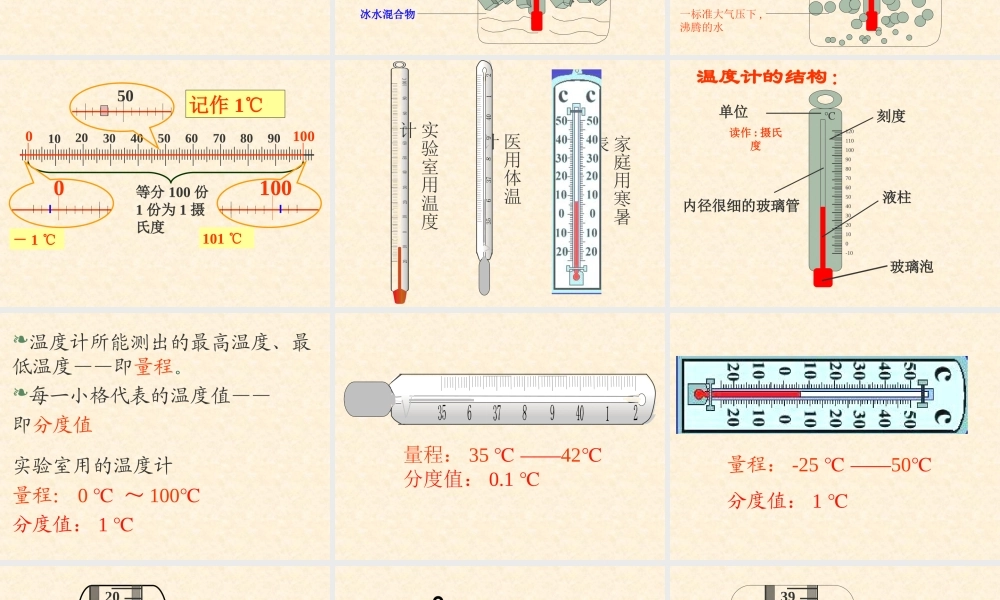 第一节、温度计