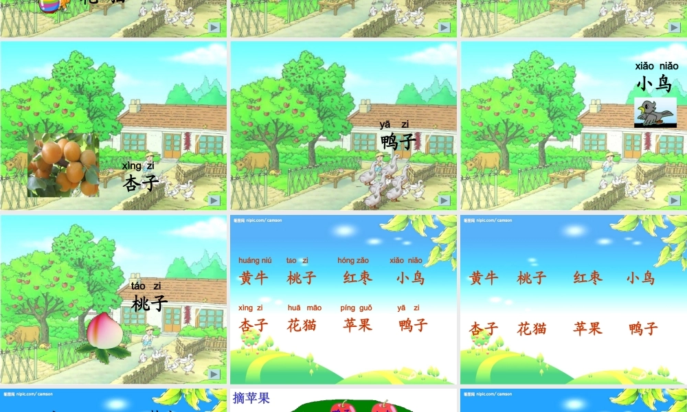 人教版一年级上册《比一比》_课件