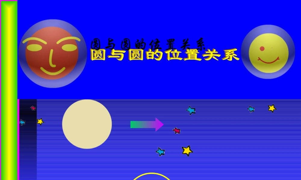 圆和圆位置关系课件