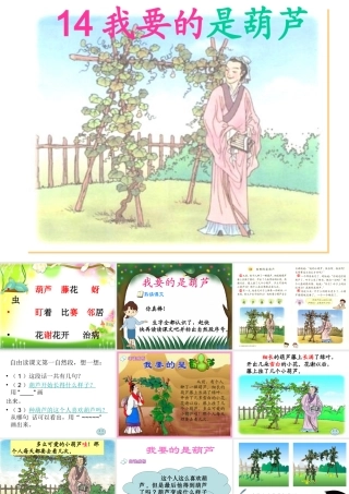 人教版语文第三册我要的是葫芦第二课时课件