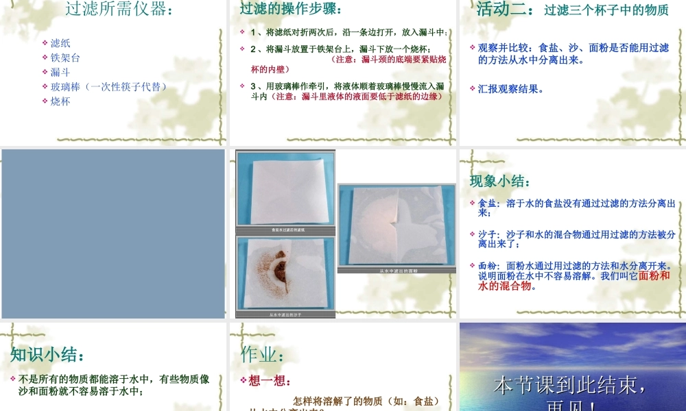 《水能溶解一些物质》PPT课件