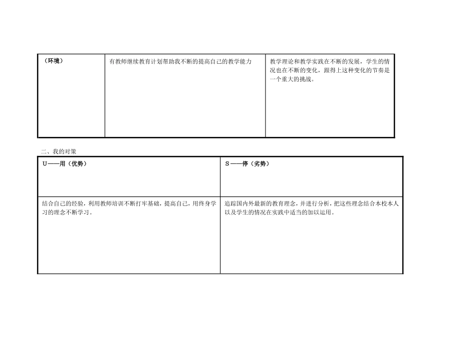 王臻健的swot分析表_第2页