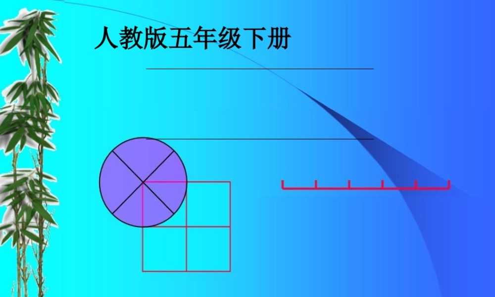 五下分数的意义