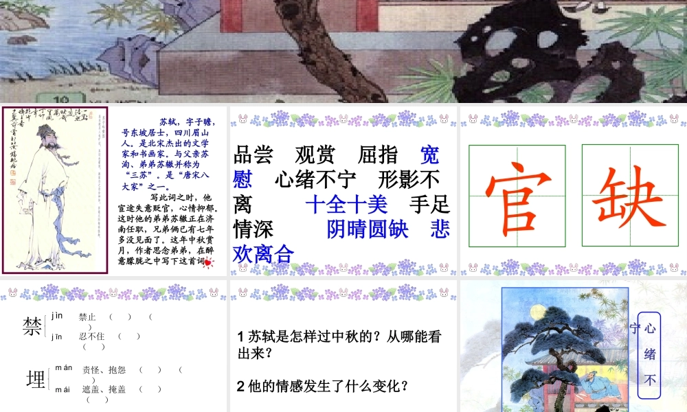 但愿人长久(好）