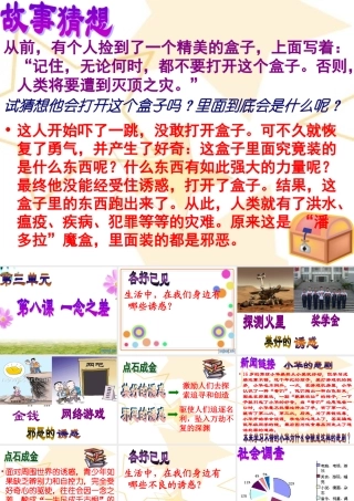 第八课一念之差,拒绝不良诱惑