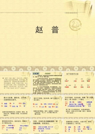 《赵普》上课专用的课件（好）